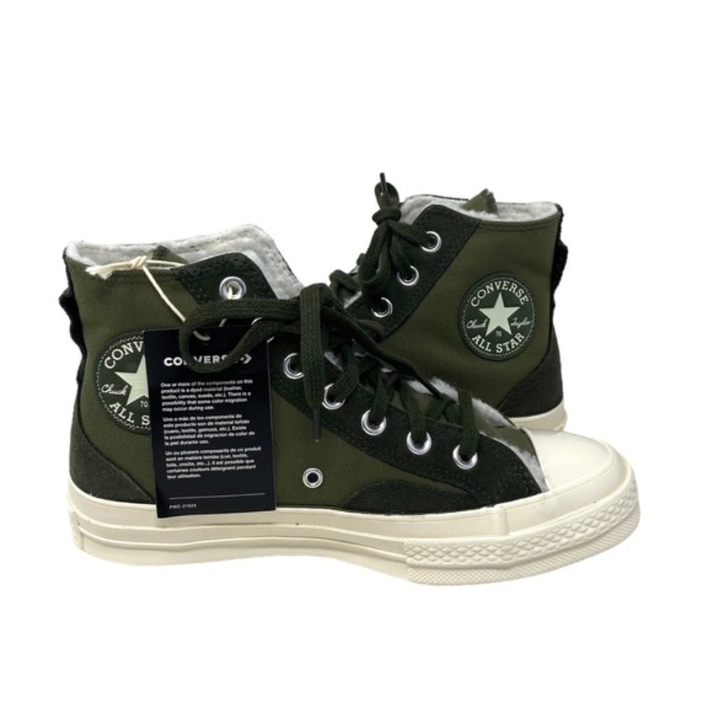 Converse Chuck 70 Shoes For Men Casual Khaki Canvas High Top Sneakers A05055C - Picture 8 of 11